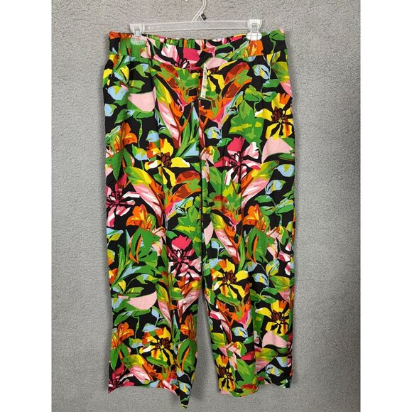 I.N.C. Pants - I.n.c. International Concepts Women's Plus 1X High-Rise Wide-Leg Pants Multi NWI